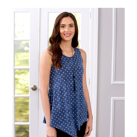 Star Vixen Tops - NWT BRAND NEW POLKA DOT TANK TOP